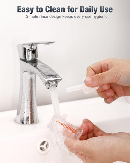 Omnilove Baby Nasal Aspirator Manual Nose Sucker for Newborn & Infant