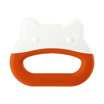 OMNILOVE Multi-Textured Silicone Teether – Soothing Relief for Sore Gums, Easy-Grip Design