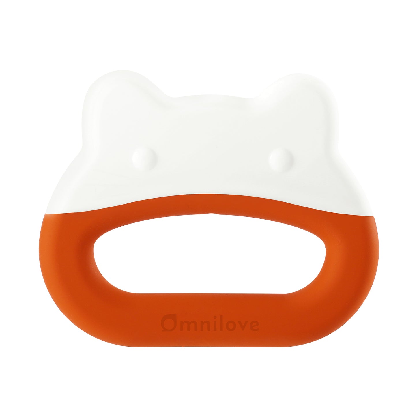 OMNILOVE Multi-Textured Silicone Teether – Soothing Relief for Sore Gums, Easy-Grip Design