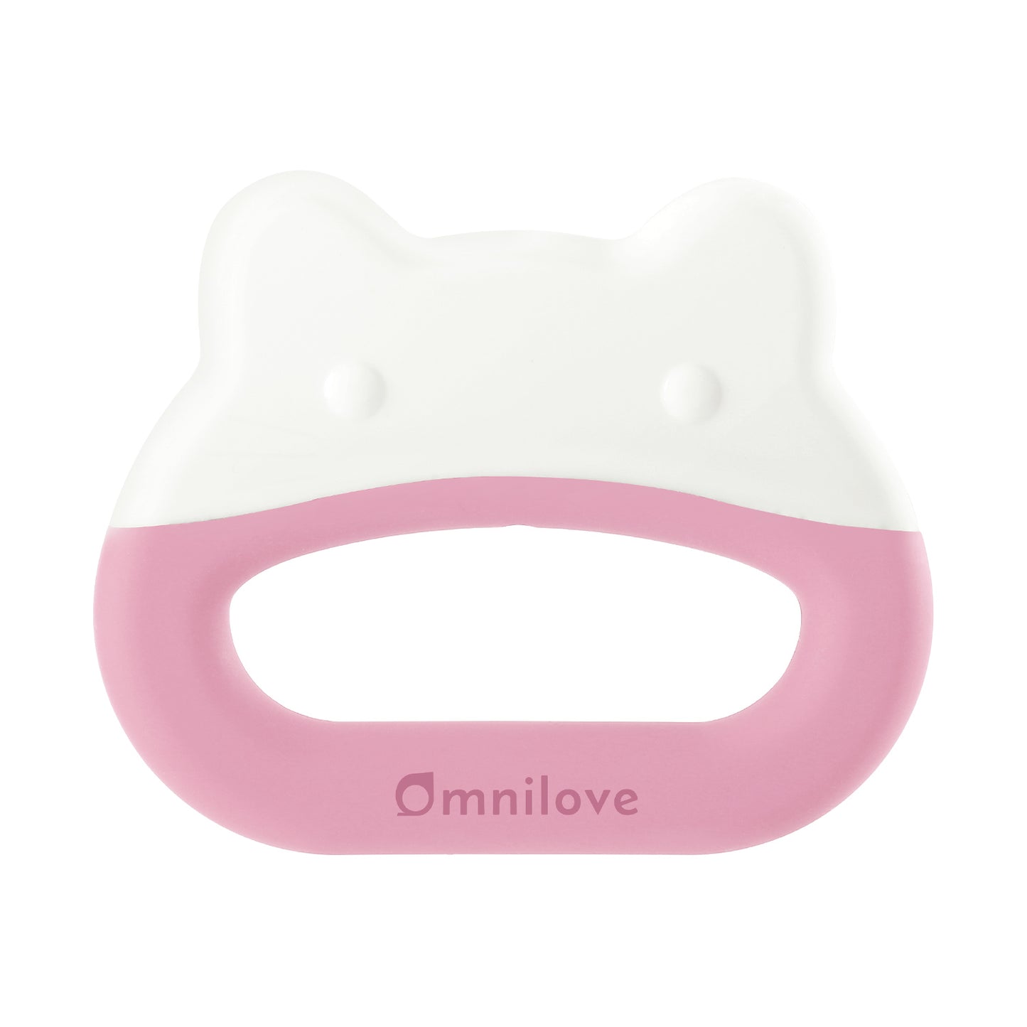 OMNILOVE Multi-Textured Silicone Teether – Soothing Relief for Sore Gums, Easy-Grip Design